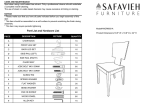 Safavieh MCR6001A-SET2 Instructions / Assembly