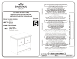 South Shore Furniture 3877062 Instructions / Assembly
