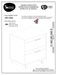 South Shore Furniture 3226060 Instructions / Assembly