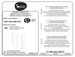 South Shore Furniture 2813A4 Instructions / Assembly