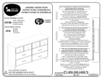 South Shore Furniture 3516010 Instructions / Assembly