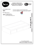 South Shore Furniture 3326212 Instructions / Assembly