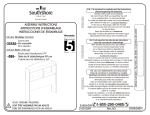 South Shore Furniture 3342098 Instructions / Assembly