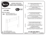 South Shore Furniture 3127093 Instructions / Assembly