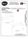 South Shore Furniture 9007A1 Instructions / Assembly