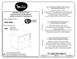 South Shore Furniture 3660062 Instructions / Assembly