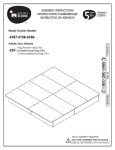 South Shore Furniture 3160237 Instructions / Assembly