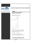Monarch Specialties I 3048 Instructions / Assembly