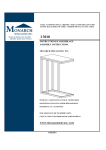 Monarch Specialties I 3018 Instructions / Assembly