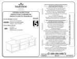 South Shore Furniture 4257601 Instructions / Assembly