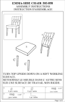 Worldwide Homefurnishings 202-858NL Instructions / Assembly