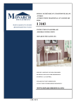 Monarch Specialties I 3103 Instructions / Assembly