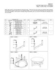HomeSullivan 403292-01(MTL) Instructions / Assembly
