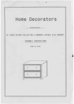 Home Decorators Collection 6183710970 Instructions / Assembly