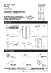 Home Styles 5004-694 Instructions / Assembly