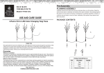 Home Accents Holiday TY168-1313 Instructions / Assembly