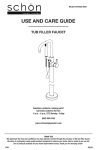 Schon 67622-5001 Installation Guide