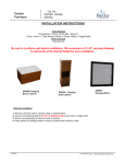 Barclay Products SWHM-CH Installation Guide