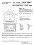 American Standard 1730018.020 Installation Guide