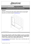 DreamLine SHDR-3734580-01 Installation Guide