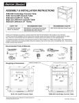 American Standard 9630.024.316 Installation Guide