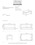 Avanity TRIBECA-VSB36-CG-C Instructions / Assembly