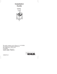 KOHLER K-2449-F2 Installation Guide