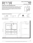 RYVYR V-KENT-30WW Installation Guide