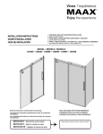 MAAX 138996-900-084-000 Installation Guide