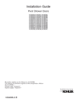 KOHLER K-705704-L-NX Installation Guide