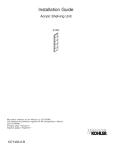 KOHLER K-1842-47 Installation Guide