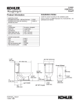 KOHLER K-4607-0 Installation Guide