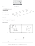 Avanity WINDSOR-SUT73BK Installation Guide