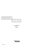 KOHLER K-3002-F2 Installation Guide