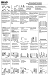 KOHLER K-9948-0 Installation Guide