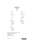 KOHLER K-4886-0 Installation Guide