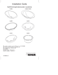 KOHLER K-2602-MF Installation Guide