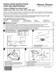 American Standard 3189.016.021 Installation Guide