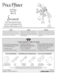 Pfister 028-SVFC Installation Guide