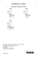 KOHLER K-4645-47 Installation Guide