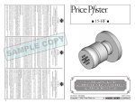 Pfister 015-HF0Y Installation Guide