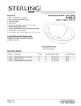 STERLING 11811-0 Installation Guide