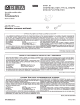 Delta 50100-CZ Installation Guide