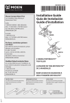MOEN S22105BN Installation Guide