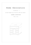 Home Decorators Collection 4129440410 Instructions / Assembly