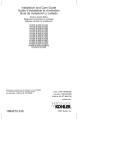 KOHLER K-1132-96 Installation Guide