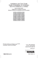 KOHLER K-1159-L-0 Installation Guide