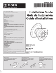 MOEN A501BN Installation Guide