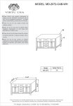 Virtu USA MD-2072-CAB-WH Installation Guide