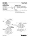 KOHLER K-1896-SN Installation Guide